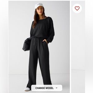 Nwt Fabletics Cloud Jersey Off Shoulder Onesie